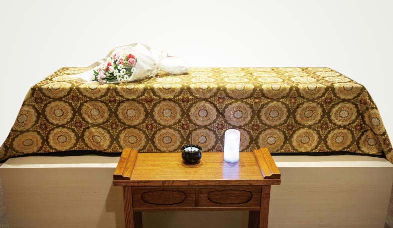 直葬式の祭壇イメージ