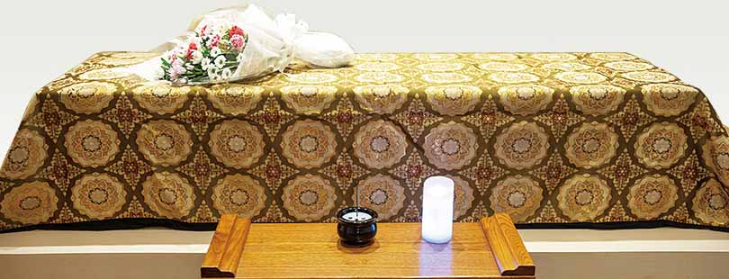 直葬式の祭壇イメージ