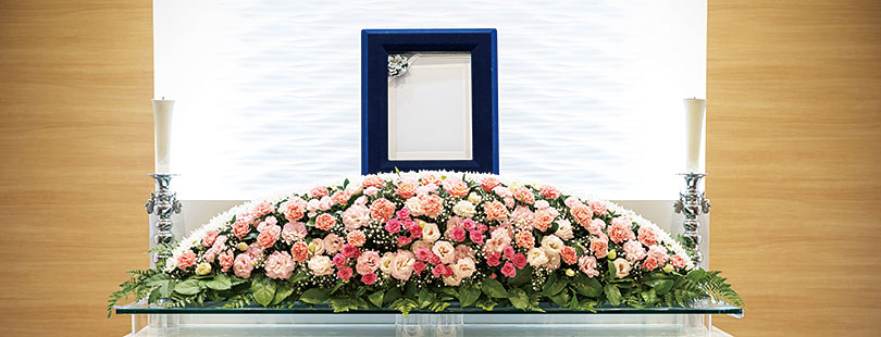 一日葬の祭壇イメージ